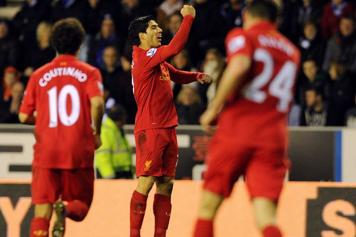 Luis Suarez hefur haldið uppi sóknarleik Liverpool á þessu tímabili.