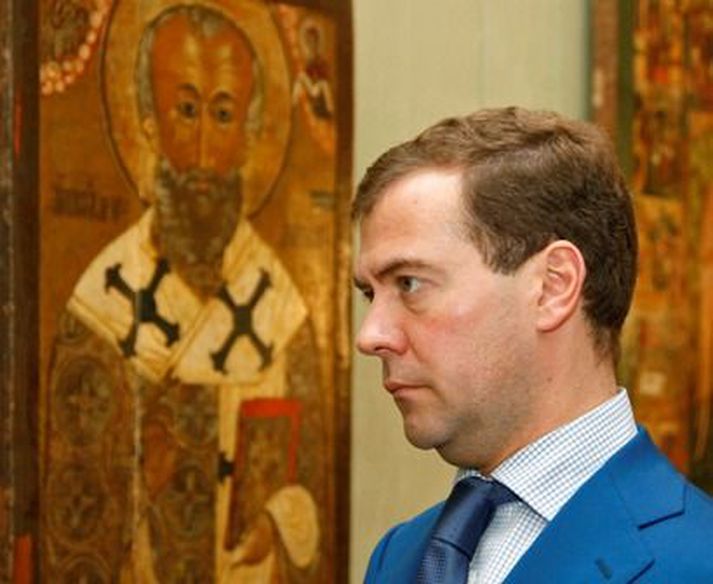 Dimitry Medvedev, forseti Rússlands.