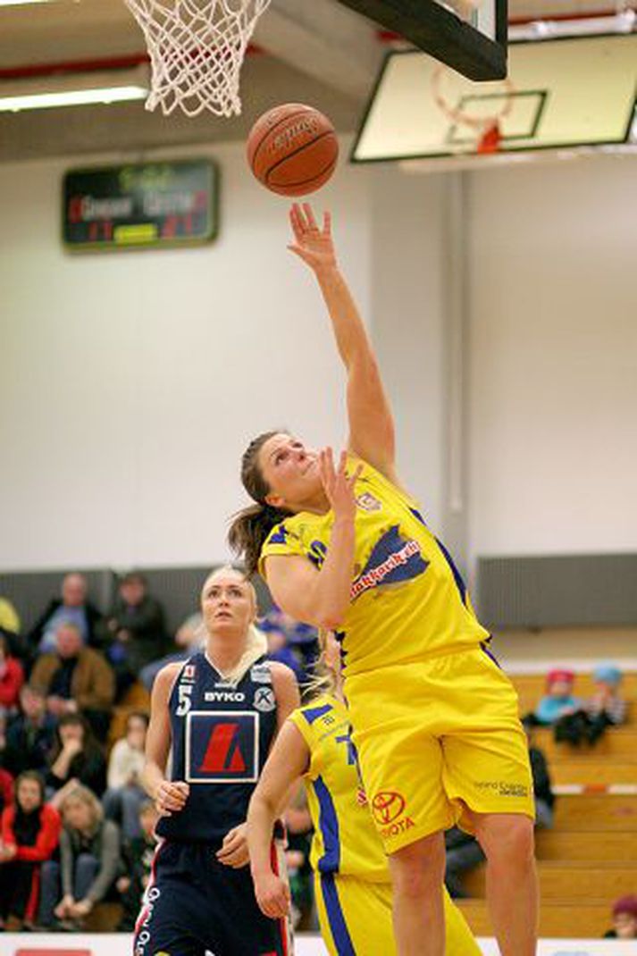 Hildur Sigurðardóttir verður ekki áfram með Grindavík.