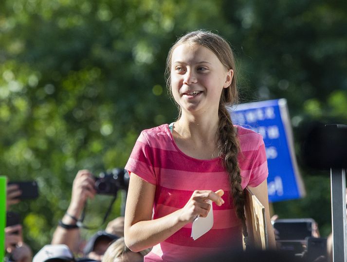 Greta Thunberg.