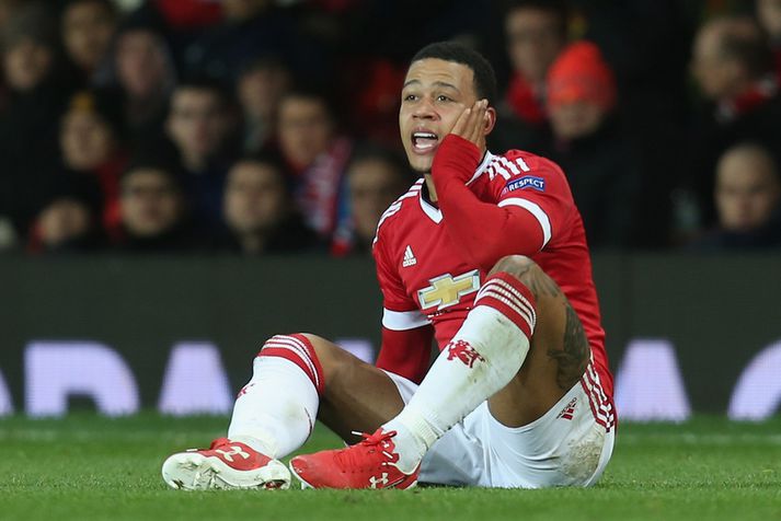 Memphis Depay hefur átt erfiðan vetur á Englandi.