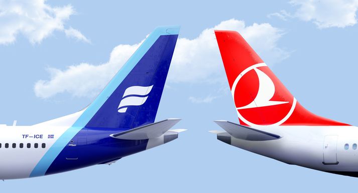 Með samstarfssamningi Icelandair og Turkish Airlines munu farþegar flugfélaganna geta nýtt sér betri tengingar en áður.
