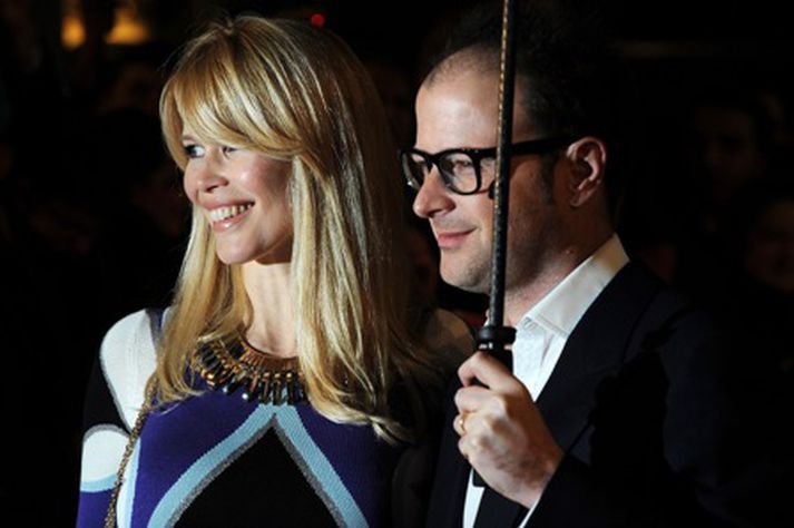 Claudia Schiffer og eiginmaður hennar hafa eignast þriðja barn sitt. Mynd/ AFP.
