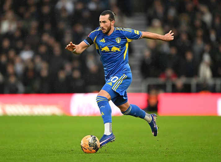 Jack Harrison var í litlu hlutverki hjá Leeds í vetur.