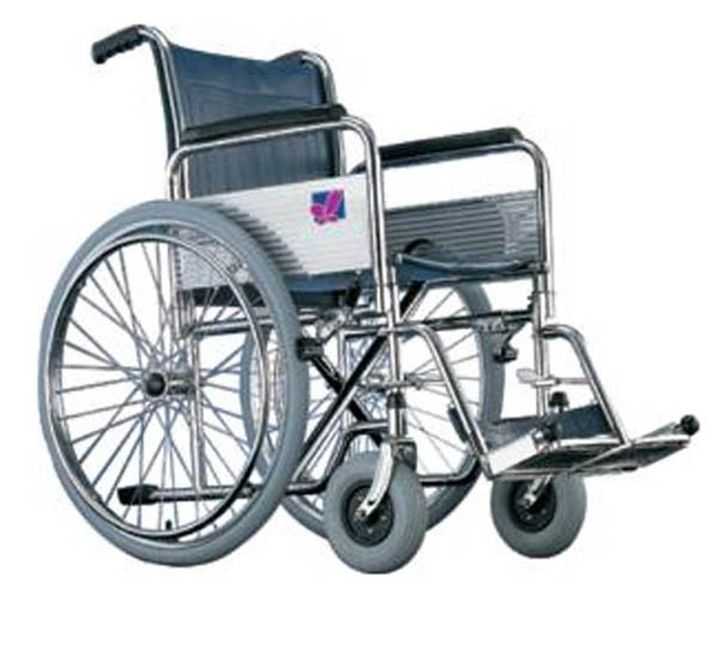 Ekki er vitað hvaða gerðar hjólastóllinn var.