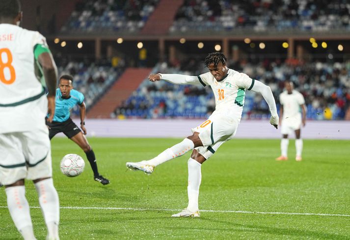 Wilfried Zaha og félagar tryggðu toppsætið. 