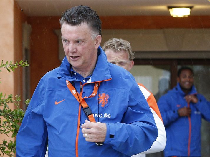 Van Gaal er staddur í æfingabúðum með hollenska landsliðið.