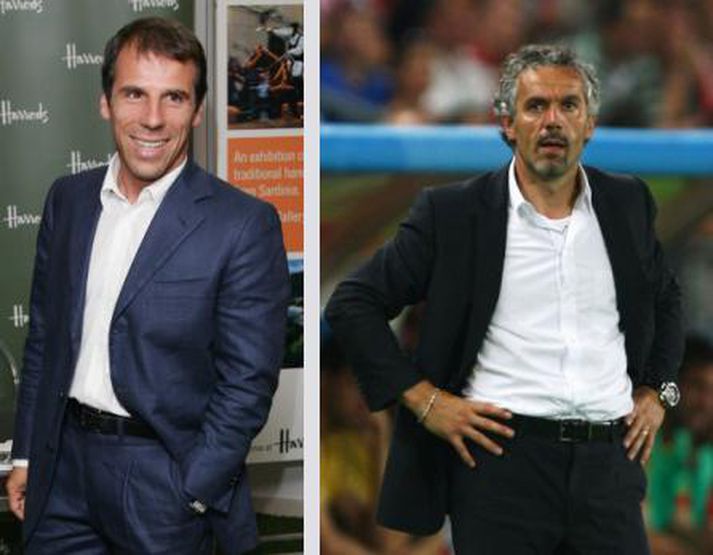 Gianfranco Zola og Roberto Donadoni.