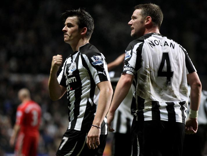 Joey Barton og Kevin Nolan skoruðu báðir fyrir Newcastle í kvöld.