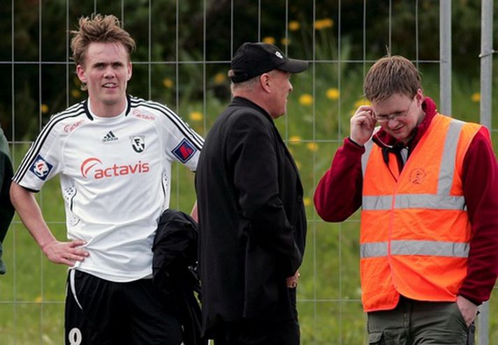Davíð Þór Viðarsson var ánægður með sína menn.