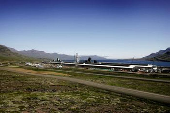 Álver Alcoa í Reyðarfirði.