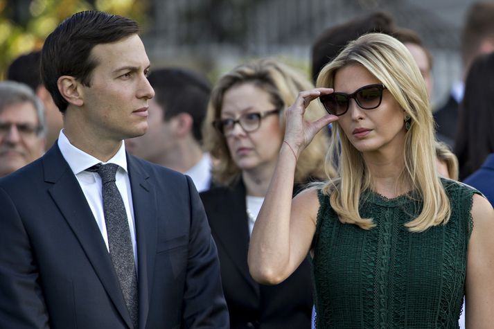 Jared Kushner og Ivanka Trump, eiginkona hans og dóttir Donald Trump.