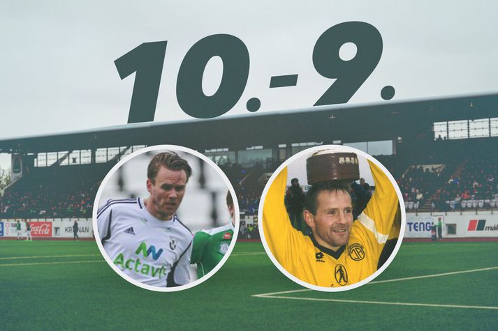 Leikmennirnir sem enduðu í sætum 10 og 9.