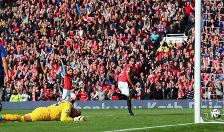 Falcao skorar fyrsta mark sitt fyrir Man. Utd