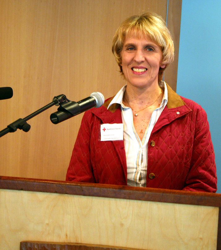 Anna Stefánsdóttir er formaður RKÍ.