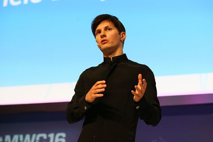 Pavel Durov á ráðstefnu árið 2016. Hann stofnaði Telegram árið 2013.
