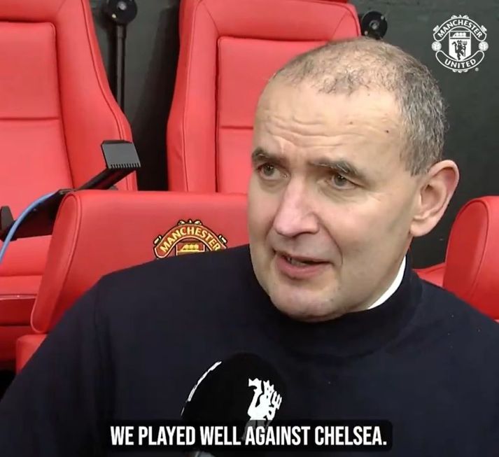 Guðni Th. Jóhannesson, forseti Íslands, er staddur á Old Trafford til að fylgjast með viðureign Manchester United og Bournemouth.