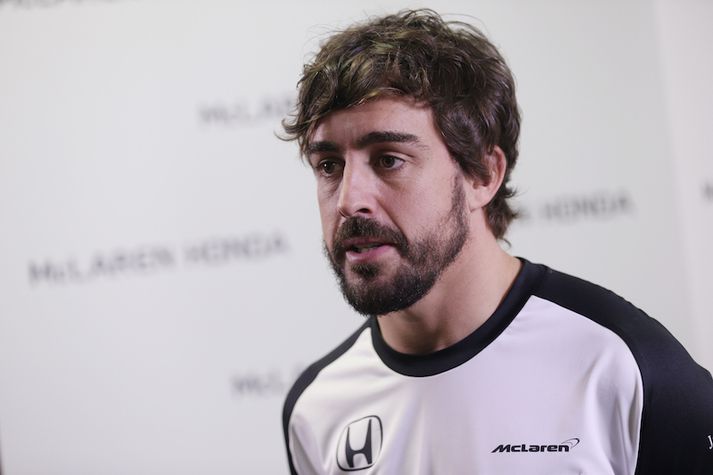 Alonso í liðsbúning McLaren-Honda