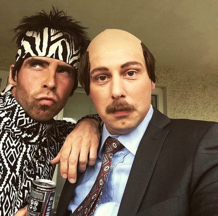 Ráðleggingar Zoolander kann að pósa en hér er hann væntanlega að fá ráðleggingar frá sálfræðingnum Dr. Phil.