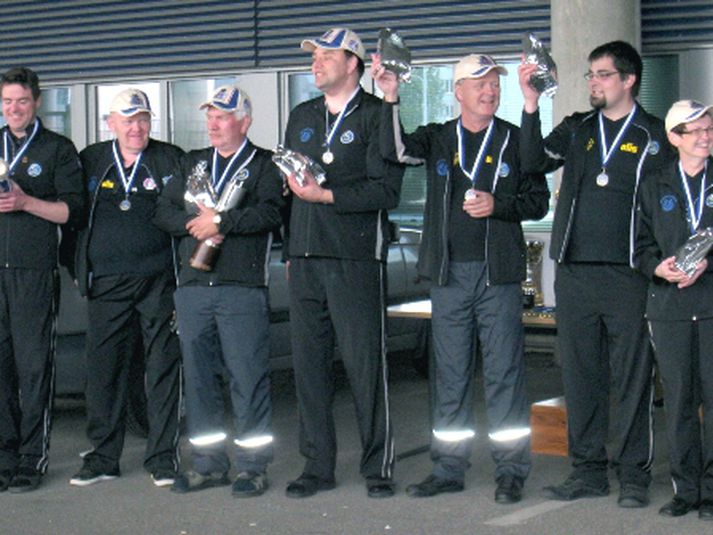 Íslensku vagnstjórarnir hrepptu annað sætið.