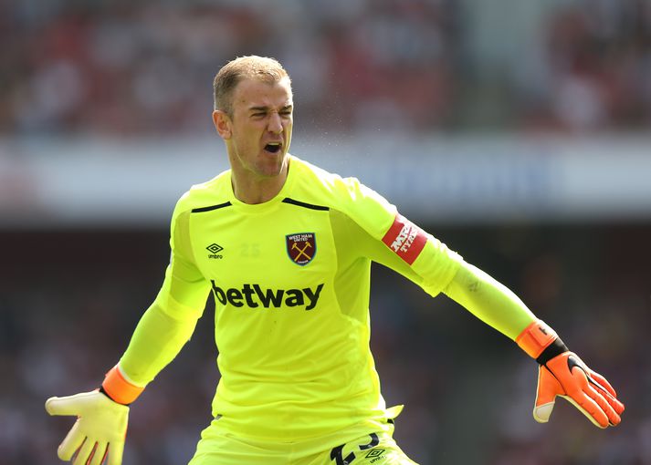 Hart í leik með West Ham á síðasta tímabili þar sem hann var afar mistækur.