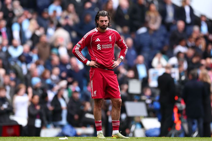 Dominik Szoboszlai og félagar í Liverpool eru úr leik í ensku bikarkeppninni.