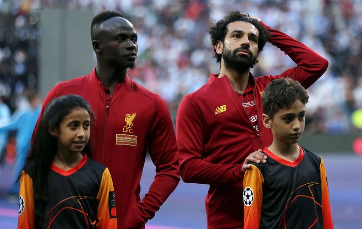 Mohamed Salah og Sadio Mane.