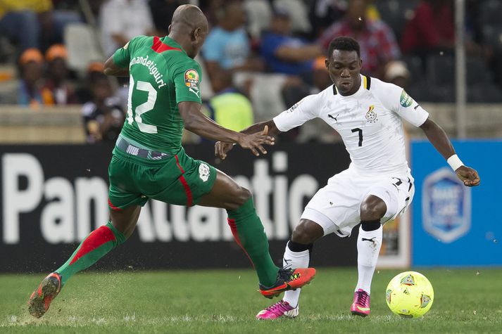 Christian Atsu í leik með Gana.