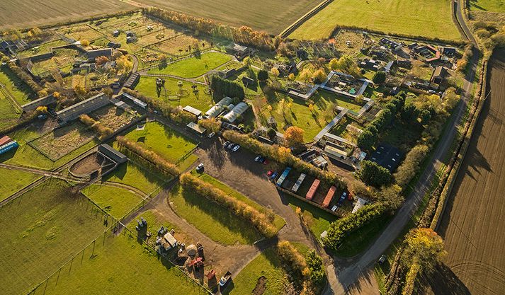 Hamerton dýragarðurinn í Cambridge-skíri.