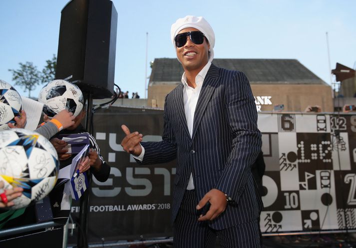 Ronaldinho á FIFA hátíðinni í september.