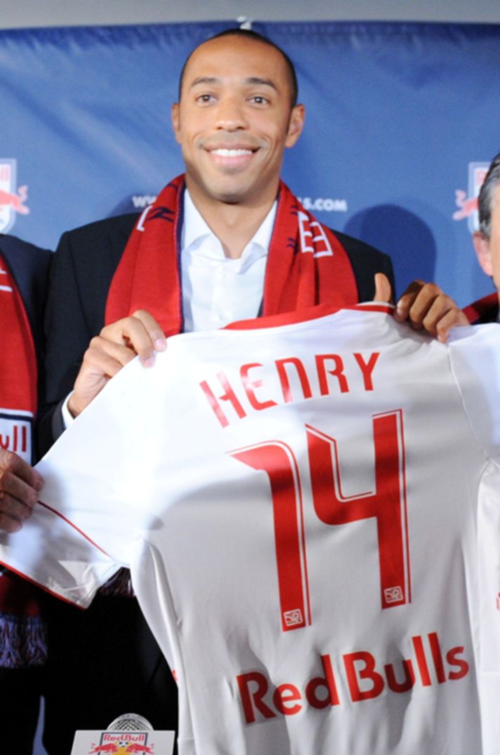 Henry með búning NY Red Bulls.