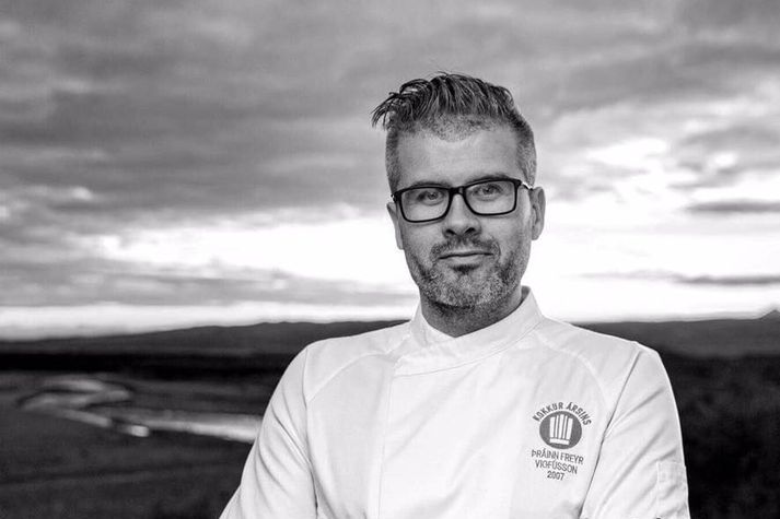 Þráinn Freyr Vigfússon er yfirkokkur og einn eigenda ÓX.