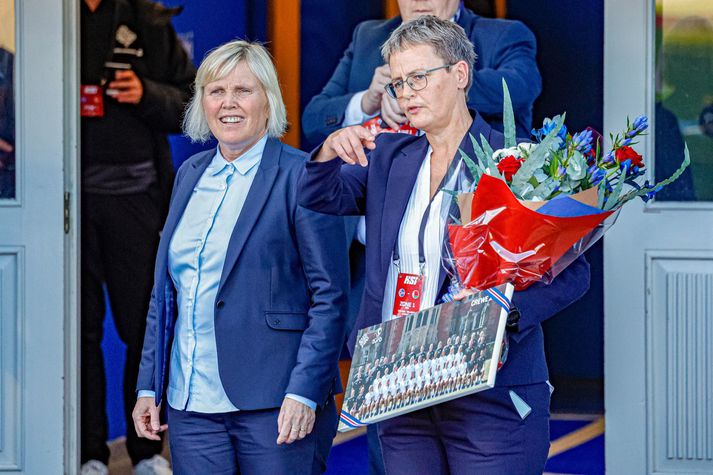 Vanda Sigurgeirsdóttir og Klara Bjartmarz hafa báðar ákveðið að hætta hjá KSÍ.