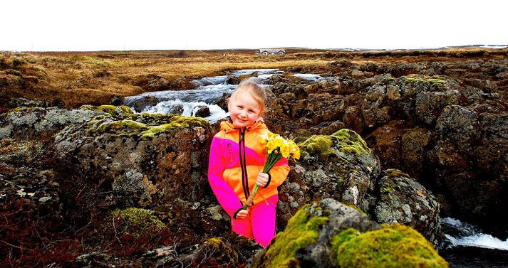 Verðlaunamynd Þessi mynd bar sigur úr býtum í páskamyndasamkeppni Fréttablaðsins í apríl.Mynd/Hulda Rós Hákonardóttir