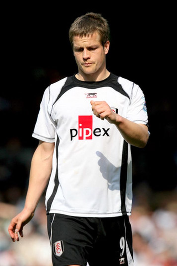 Heiðar í búningi Fulham á síðustu leiktíð.