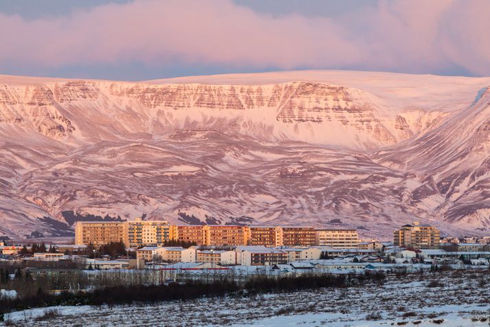 Breiðholt í vetrarham.