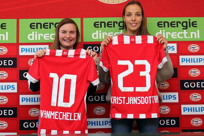 Anna Björk Kristjánsdóttir mun spila í treyju númer 23 hjá PSV.