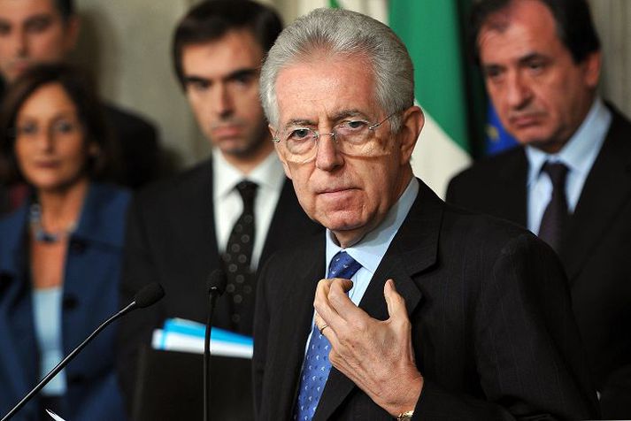 Léttir Aðgerðir Mario Monti forsætisráðherra virðast hafa skilað árangri þar sem vaxtaálag ríkisskuldabréfa lækkaði í gær. NordicPhotos/AFP