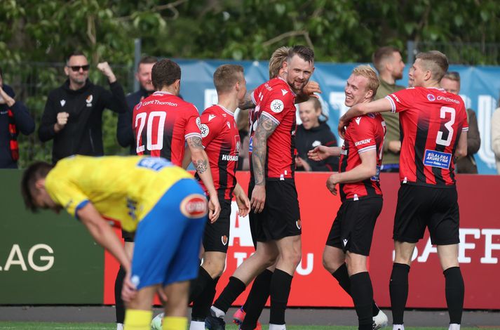 Víkingar mæta Levadia í undanúrslitum umspilsins á þriðjudag og verður leikurinn sýndur beint á Stöð 2 Sport 4.