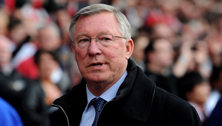 Sir Alex Ferguson, stjóri Manchester United.