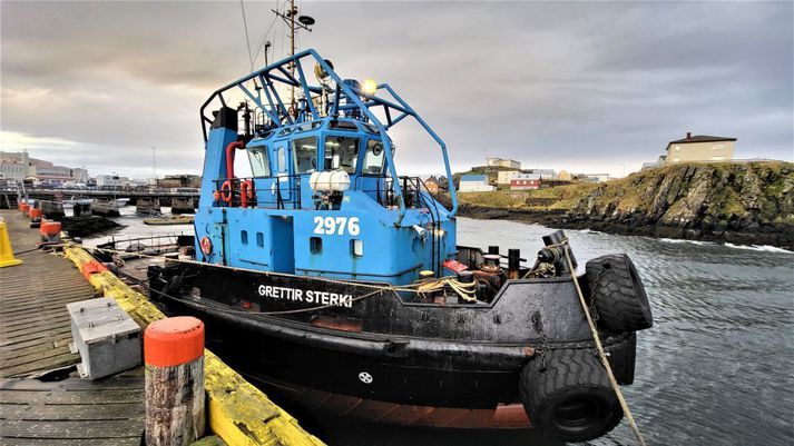 Grettir Sterki verður staðsettur í Stykkishólmshöfn.