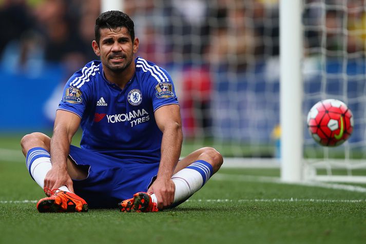 Diego Costa er oft í átökum inni á vellinum.