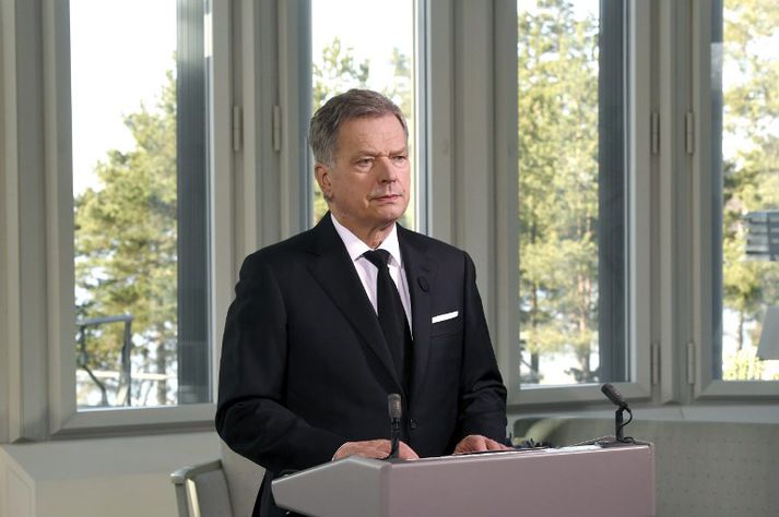 Sauli Niinistö tók við forsetaembættinu í Finnlandi árið 2012.