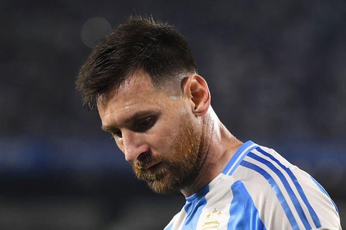 Lionel Messi hafði ekki tíma fyrir Joe Biden Bandaríkjaforseta.