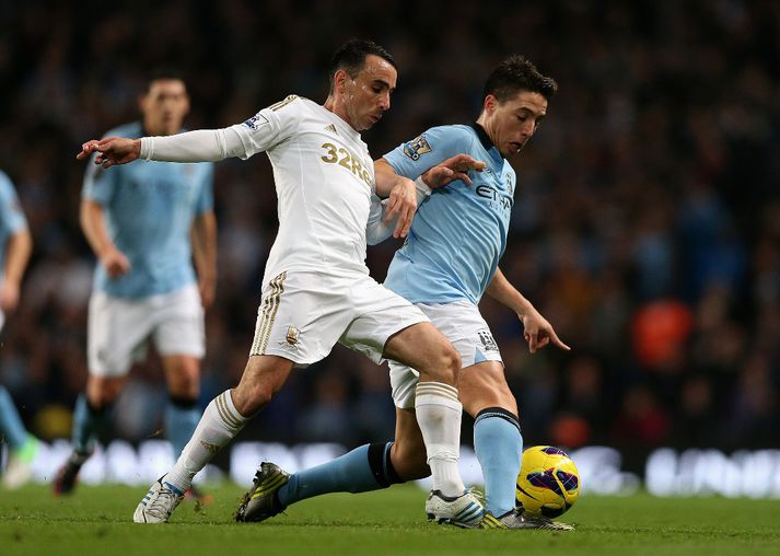 Nasri í leik gegn Swansea.