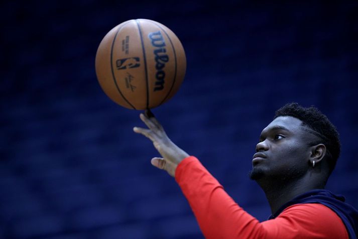 Zion Williamson hefur verið lengi að jafna sig af meiðslum.