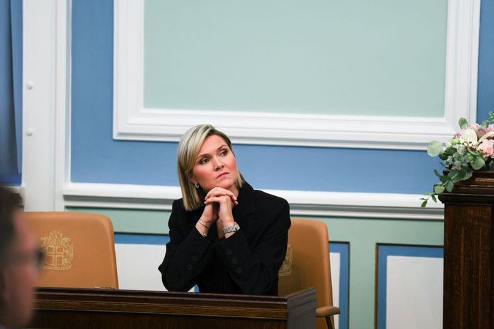 Kristrún Frostadóttir forsætisráðherra var í viðtali á Sprengisandi í morgun.