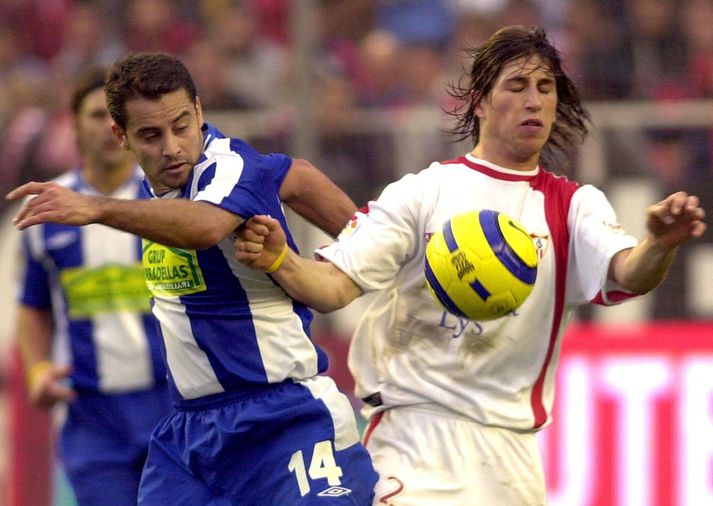 Sergio Ramos í leik með Sevilla.