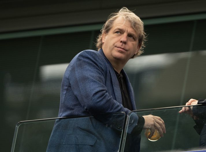 Todd Boehly lét óánægju sína í ljós eftir tap Chelsea fyrir Brighton.