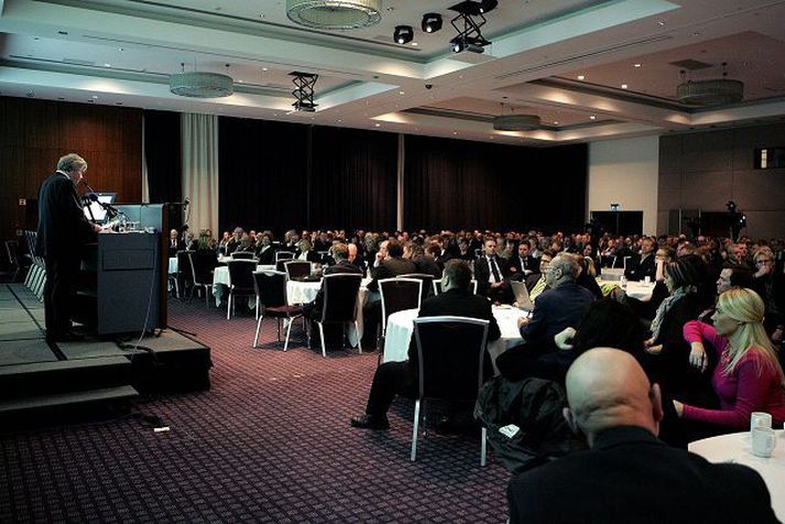 Davíð flytur umrædda ræðu.